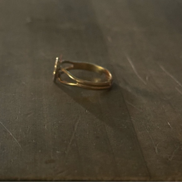 Vintage Letter B heart shaped adjustable ring - Picture 2 of 6